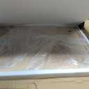 Narrow Nightstand, Solid Wood Night Stand with Drawers, Walnut Mid Century Modern Nightstand, Small Bedside Table with Open Storage Shelf for Bedroom (12 Inch), 11.7*15*22.8inch