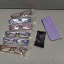 Gaoye 2.5 Reading Glasses for Women, 6 Pack Fashion Readers, Spring Hinge Eye Glasses, Blue Light Reading Glasses