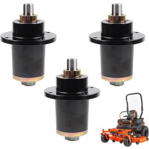 Dasbecan Lawn Mower Deck Spindle Assembly Compatible with 48" 50" 52" 60" Bad Boy CZT ZT Elite Pup Lightning Series Replaces 037-6015-00 037-6015-50 (3PCS)