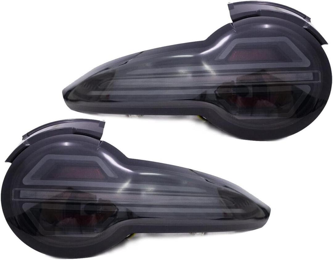 Exterior Accessories - Black Smoked Full LED Tail Lights with Sequential Indicator Compatible with Mazda Miata MX5 MX-5 ND 2015-2023