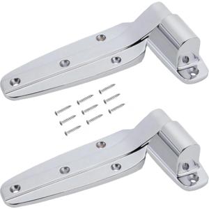 Walk in Cooler Freezer Door Hinge, 1245 Reversible Cam-Rise Hinge,Flush (2 Pack)