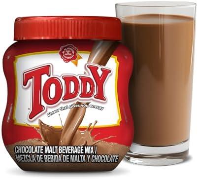 Toddy Chocolate Powder Drink Mix – Breakfast Shake with Vitamins and Proteins for Kids & Adults – Hot & Cold Beverage 2 Pack. BB: OKT-09-2025, EXP OCT/09/2025