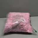 LanYunUmi Pink Rugs for Bathroom Slip-Resistant Shag Chenille Bath Rugs Mat Extra Soft and Absorbent Bath Rug for Shower Room Machine-Washable Fast Dry (Pink, 20"x47")