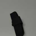 Car Sunglasses Case with Magnetic Universal Sun Visor Sunglasses Holder for Car Suede Black 20.5x7.5cm 1 Pcs