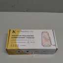 AK Trading 4-Pack Black All Purpose Sewing Thread Cones (6000 Yards Each) of High Tensile Polyester Thread Spools for Sewing, Quilting, Serger Machines, Overlock, Merrow & Hand Embroidery.