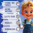 LOL Kids Toothpaste No Fluoride, Nano Hydroxyapatite Toothpaste, Probiotics, Xylitol Tooth Paste Kids | Remineralizing | Natural | Plant-Based Foam | Pasta De Dientes para Nios (Blueberry 3.5oz) (3.5 Ounce (Pack of 1))