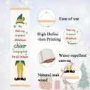 Elf Quote, Christmas Canvas Banner, Christmas Door Hanger Decoration, Canvas Porch Banners For Indoor Outdoor, Xmas Rustic Home Wall Decor, Elf Sign, Farmhouse Wall Hanging Banner 7.831.5 Inches (Style 21)