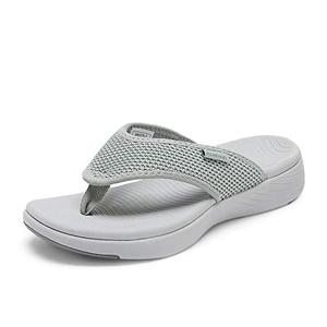 DREAM PAIRS Women's Arch Support Flip Flops Comfortable Thong Sandals Size 6