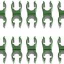 50pcs Plant Trellis Connector Clips Greenhouse Fastener Buckle Cross Clip Rotatable Rod Connector for Tomato Cage Plant Stakes (for 8mm Rods)