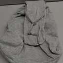 Dog Carrier Sling  Reversible Puppy Carrier Purse with Storage Pocket, HandFree Dog Sling Carrier for Carry Small Dogs and Cats, Travel Safety Harness, Dog and Cat Harness (Gray)