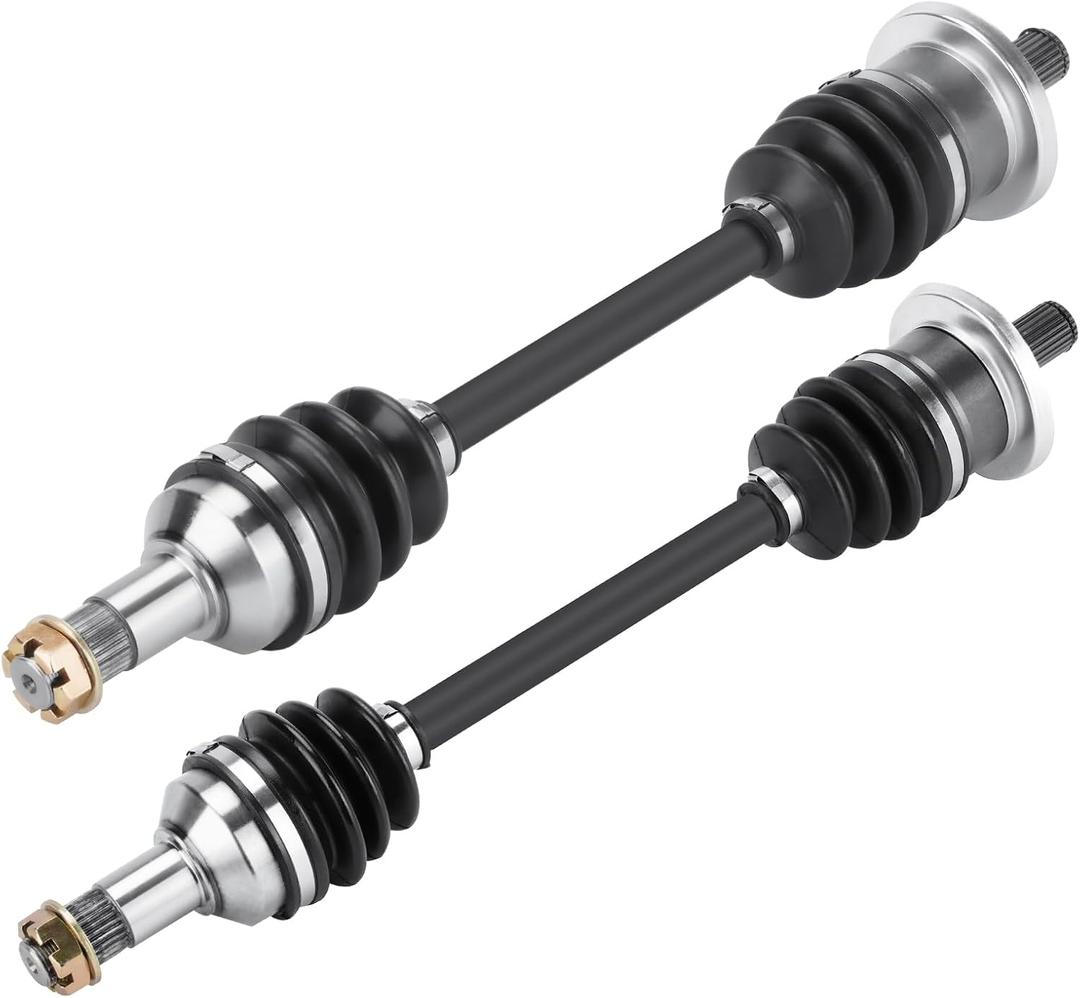 Youxmoto Front CV Axle Fit for Arctic CAT 4x4 400 450 500 650 700 2006 2007 2008, 2009-2014, 4340 Chromoly Steel Drive Half Shaft, for 0502-812 1502-344 0502-813 1502-345 (2*Front Left/Right Axles)
