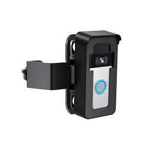 Doorbell Mount for Ring Video Door Bell, Adjustable 40 to 80 Degree Anti-Theft Doorbell Holder for Blink Doorbell, Universal Doorbell Angle Mount Corner Bracket Mounting Wedge Kit, No Drill