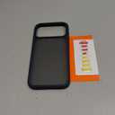 TORRAS Shockproof for iPhone 17 Pro Max Case with Camera Control Button, [12FT Military Grade Drop Protection] Enhanced Grip & Soft Touch Translucent Slim 17 Pro Max Case [3 colors Buttons], Deep Blue