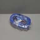 Pool Backwash Hose 2 IN x 100 FT Blue Pool Pipes with Two Stainless Steel Clamps for Swimming Pool, Garden, Water Transfer