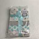 Luvable Friends Unisex Baby Cotton Flannel Receiving Blankets, Elephant 4-Pack, One Size