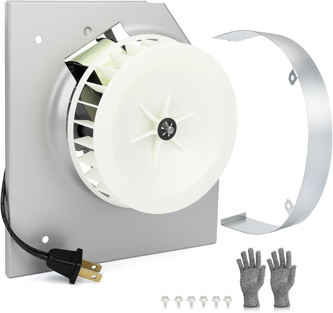 S97017646 Replacement Bathroom Exhaust Fan Motor S99080592 with Blower Wheel - Compatible with Models 9965, 9905, 605P, 665F, 665P, 665RF, 665SP, 665RP, 668P, 605RP, 668RP  70 CFM Quiet and Powerful
