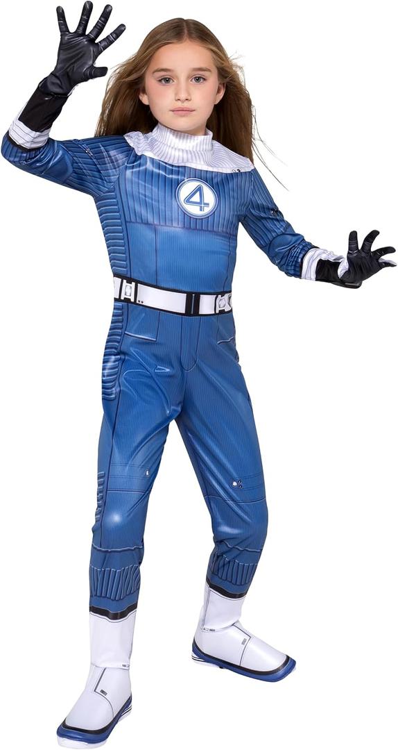 MARVEL Invisible Woman Official Youth Halloween Costume (Blue, L)