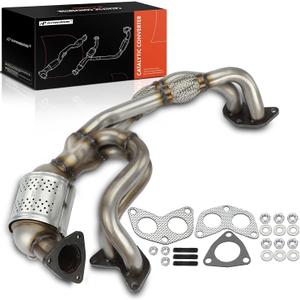 A-Premium Front Catalytic Converter Kit Direct-Fit Compatible with Subaru Forester 2006-2010, Outback Legacy 2006-2012, Impreza 2006-2011 & Saab 9-2X 2006 H4 2.5L, EPA Compliant