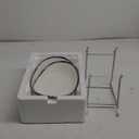 2 Tier Ceramic Fruit Bowl for Kitchen Counter, Tiered Fruit Basket for Countertop, Modern Multi Layer Fruit Display Stand for Party, Cute & Smal (Silver-rimmed)