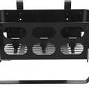 Storage Bin for Traeger Grills, Aluminum BBQ Storage Bin for Outdoor Grills with 7pcs Metal Hooks and Paper Towel Holder, for Traeger Pro 20/22/34/575/780, Ironwood 650