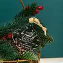 Kasyat 48 Set Christmas Employee Appreciation Gifts Bulk Acrylic Hanging Ornament Flat Lantern Ornament for Xmas Trees Coworker Nurse Teacher Volunteer Gift with Thank You Card(Be Proud Sign)