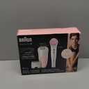 Braun SE5-895 Epilator, Hair Removal Device, Epilator for Women, Includes Shaver and Facial Cleansing Exfoliator Brush Attachments, Waterproof, Cordless and Rechargeable