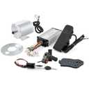 36V Electric Brushless DC Motor Kits 1000W BLDC Mid Motor 3100RPM 27.7A with 30A Speed Controller Handlebar Twist Grip Throttle Go Kart Motor Kit