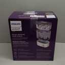 Philips Avent Baby Bottle Sterilizer and Dryer Premium, Removes 99,9% of Bacteria, Chemicals Free, Capacity 6 Bottles/Teats/Accessories, Modular Space Saving Design, Model SCF293