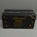 Liacere 100Pack Pre Rolled Gold Silverware and Napkin-Disposable Gold Plastic Utensils-Wrapped Plastic Cutlery Set with Napkin:100 Forks,100 Knives,100 Spoons,100 Napkins for ChristmasNew Year