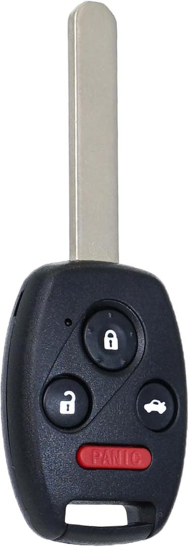 Key Fob Fits for Honda Accord 2008 2009 2010 2011 2012 (Sedan Only) / Pilot 2009- 2013 2014 2015 KR55WK49308 Remote Control Head Key Replacement 35118-TA0-A00 ID46
