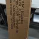 IOTXY 5-Tier Wooden Shelf Bookcase - Modern Open Bookshelf, Free Standing Storage Rack, Multifunctional Display Stand for Home and Office, White, Rectangle