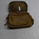 RalChyez Tactical Lunch Bag, 20L Large Heavy Duty Double Deck Insulated Lunch Box Leakproof Expandable Tote Cooler with Shoulder Strap for Adult Men Women Work Fishing Picnic Travel Tan