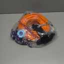 50FT Sewer Jetter Kit for Pressure Washer, 5800 PSI Water Jet Drain Cleaner Hose With Corner Rotating Button Nose Nozzle, 1/4 Inch NPT, Spanner Handle and Strap