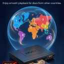 ELECTCOM PRO Region-Free DVD Player for TV: Plays Regions 0-6 & Multi Formats - Designed for Collectors & Vintage Movie Collections - HDMI/RCA Compact DVD/CD Player for Smart TV, Home Stereo & RV