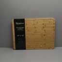 Bamboo Cutting Boards for Kitchen, Extra Large Wood Cutting Board with Deep Juice Groove and Handle Heavy Duty Chopping board, Kikcoin, 17.6" x 12"