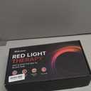 Red Light Therapy for Foot Ankle FSA/HSA Eligible, 660nm & 850nm Wavelength Near Infrared Therapy Wrap for Feet with Timer for Joint Comfort (Black)