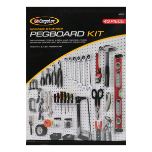 CargoLoc™ Hooks & Hangers Assortment Pegboard Kit, 43 pc