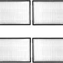 4 Pack Replacement Filters Compatible With Roborock S8 / S8+ / S8 Pro Ultra / S7 / S7+ / S7 MaxV / S7 MaxV Plus / S7 MaxV Ultra Robot Vacuum Cleaners