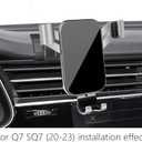 Car Phone Holder for Audi Q7 SQ7 2020-2026 and Audi Q8 SQ8 RSQ8 2019 2020 2021 2022 2023 2024 2026 Auto Interior Accessories Best Cell Phones Mount Cellphone Mobile Charging Navigation Stand