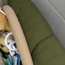 Blissful Diary Baby Play Gym & Activity Mat, Oversize Leaf Shaped Baby Play Mat w 6 Detachable Toys, Tummy Time Mat Promote Motor Skills & Sensory Development Mat, Newborn Infant Baby Essentials Gift