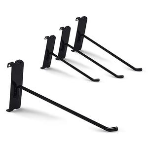 7RiversART Gridwall Hooks 6 Inch, 12PC Display Hook for Grid Wall, Heavy Duty Gridwall Hook for Grid Wall Panel, Gridwall Peg Hooks,Black