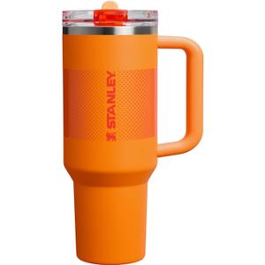 STANLEY Quencher ProTour Flip Straw Tumbler with Leakproof Lid 40 oz | Built-In Straw and Handle | Cup Holder Compatible for Travel | Insulated Stainless Steel Cup | BPA-Free | Goldenrod Fade