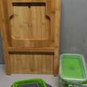 Expandable Over-the-Sink Cutting Board with Containers for Easy Meal Prep Cutting Board For Kitchen - Green