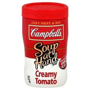 Campbell's On The Go Creamy Tomato Soup, 11.1 oz - Case of 8 BB 10/2025