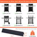 15.3" Flavorizer Bars for Weber Spirit 300 & GS4 II 300 Series, Spirit E310 E315 E320 E330 S310 S315 S320 S330 Grills with Front Control Knobs, Spirit 310 Replacement Parts for Weber 7636 69797 68843