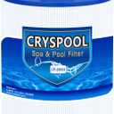 Cryspool 08004 Filter Compatible with C-8450, FC-3310, PCS50N, 100593, 3301-2261, Maax Spas, 50 Sq. Ft Spa Filter Cartridge, 1 Pack