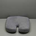Seat Cushions for Office Chairs - Large Office Chair Cushion for Butt - Memory Foam Seat Cushion for Tailbone Pain Relief | 18.1x16.5 Inches (Dark Grey)