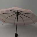 Mr. Pen- Windproof Travel Umbrella, Automatic Umbrellas for Rain, Compact (Pink Stripes)
