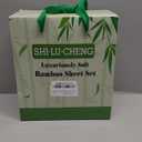 Shilucheng 6 Piece Queen Sheet Sets, Cooling Sheets, Blend Rayon Derived from Bamboo, Deep Pocket Up to 16", Breathable & Soft Bed Sheets, Hotel Silky Bedding Set, Grey