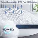 Pillows Queen Size Set of 2, Queen Pillows 2 Pack, Cooling Hotel Luxury Pillow for Bed Sleeping, Supportive Breathable Down Alternative Gusseted Pillow for Side Stomach or Back Sleepers (Sapphire Blue)
